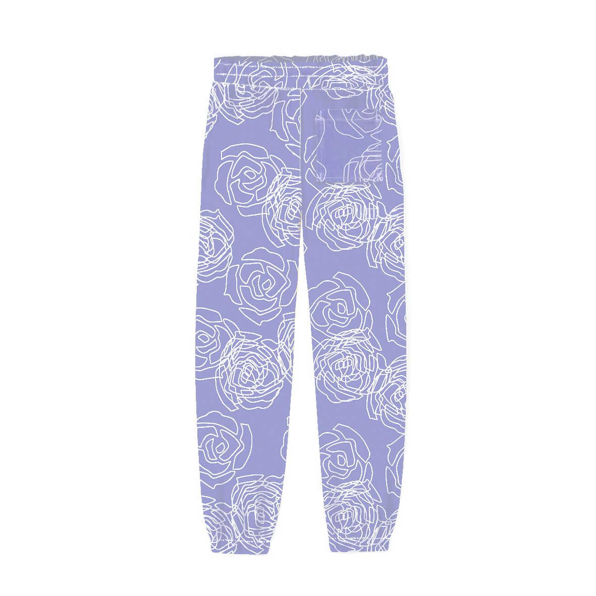 ROSE AOP JOGGERS - VIOLET