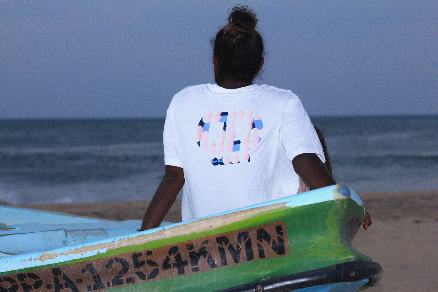BUBBLY D TEE - WHITE
