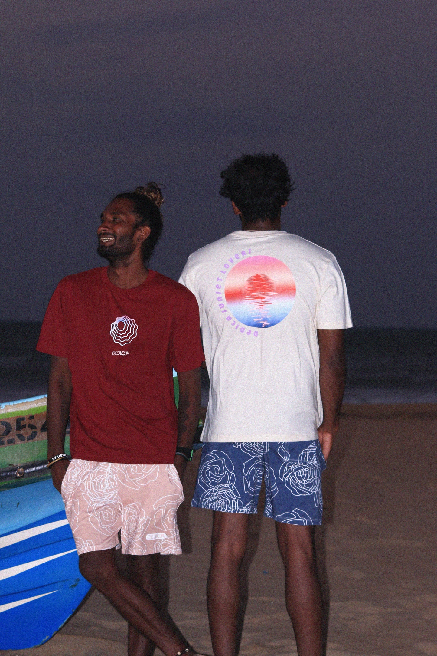 TRIPPING CONE TEE - BORDEAUX