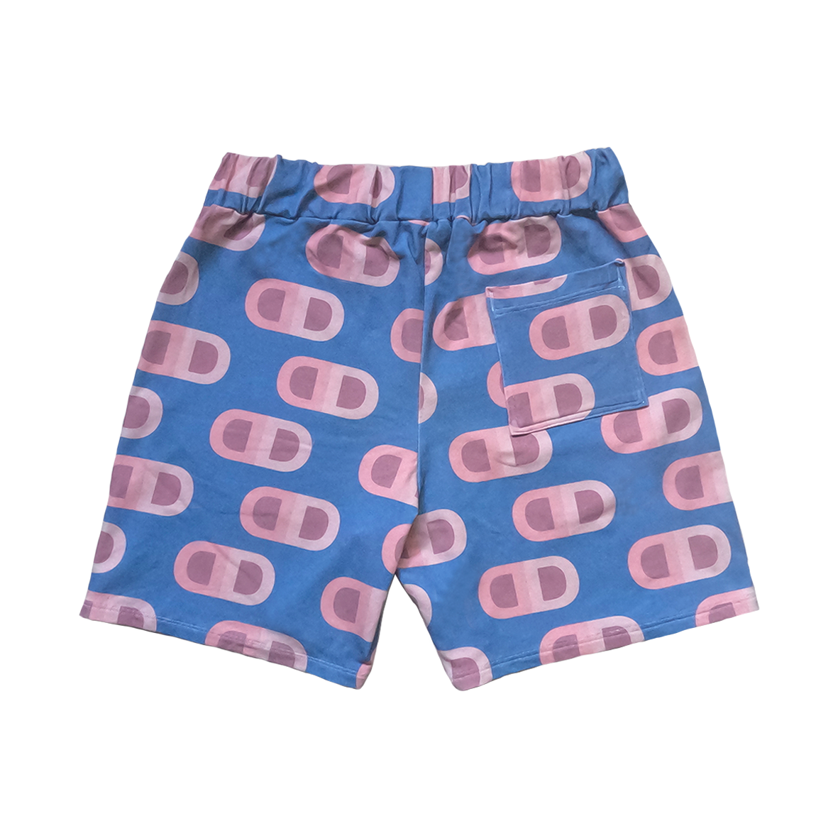 LOGO AOP SHORTS - OCEAN