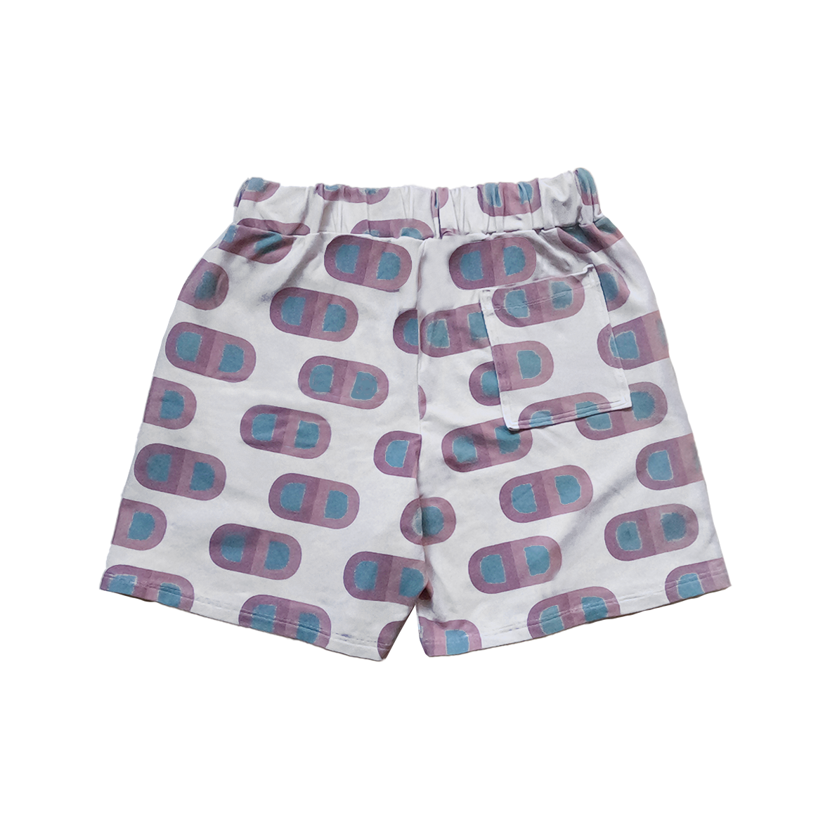 LOGO AOP SHORTS - SAND