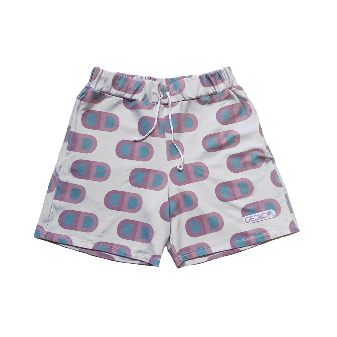 LOGO AOP SHORTS - SAND