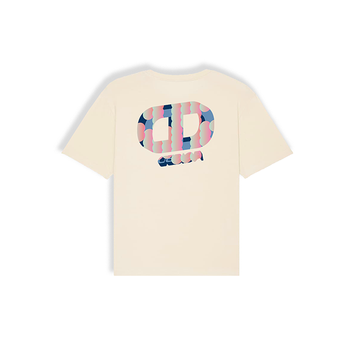 BUBBLY D TEE - NATURAL RAW