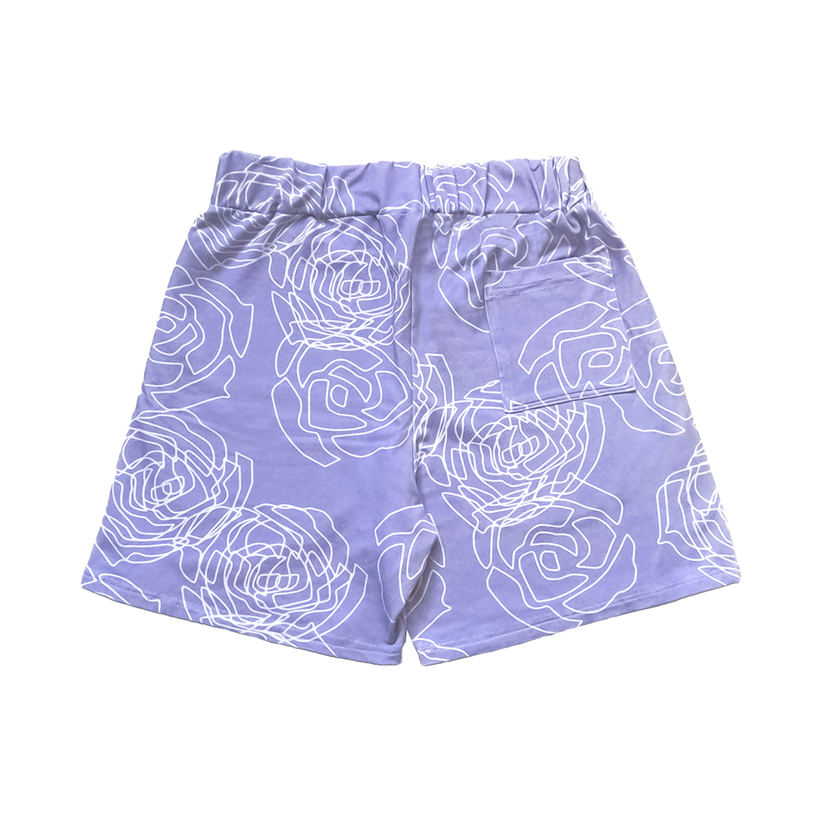 ROSE AOP SHORTS - VIOLET