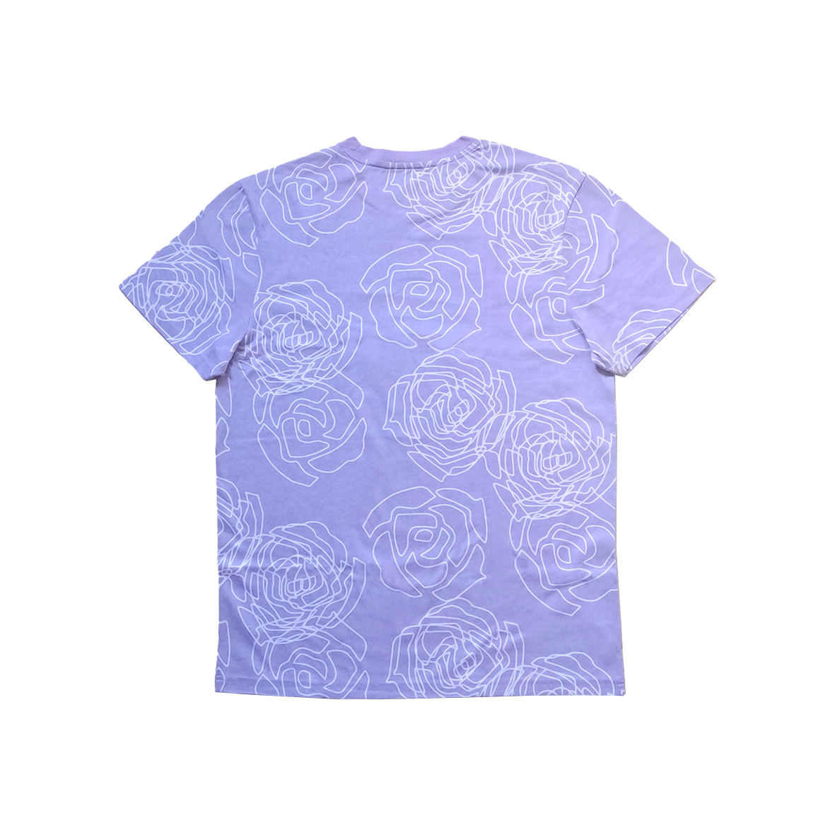 ROSE AOP TEE - VIOLET