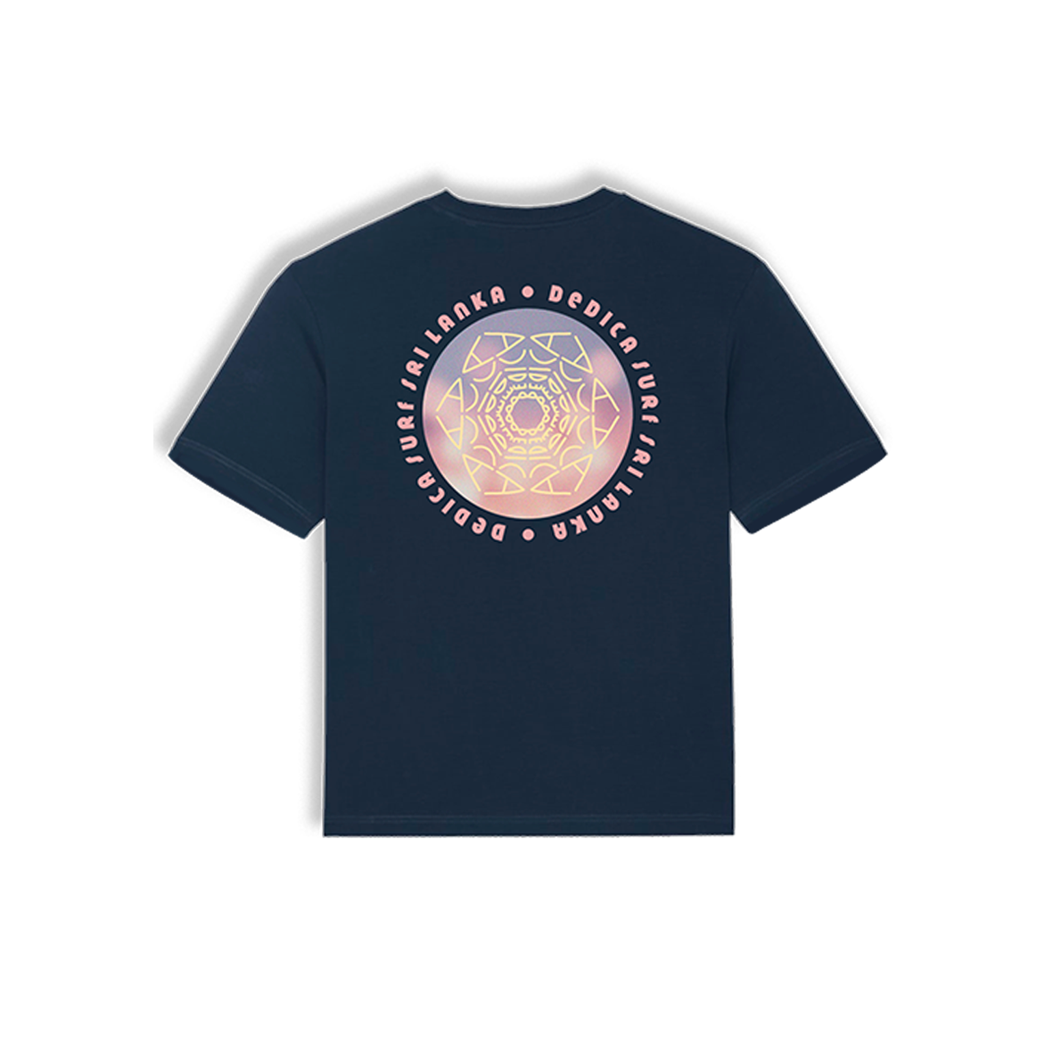 DEDICA SRI LANKA SURF TEE - NAVY BLUE