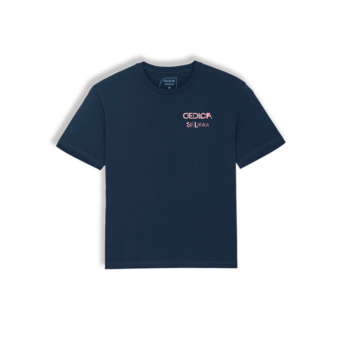 DEDICA SRI LANKA SURF TEE - NAVY BLUE
