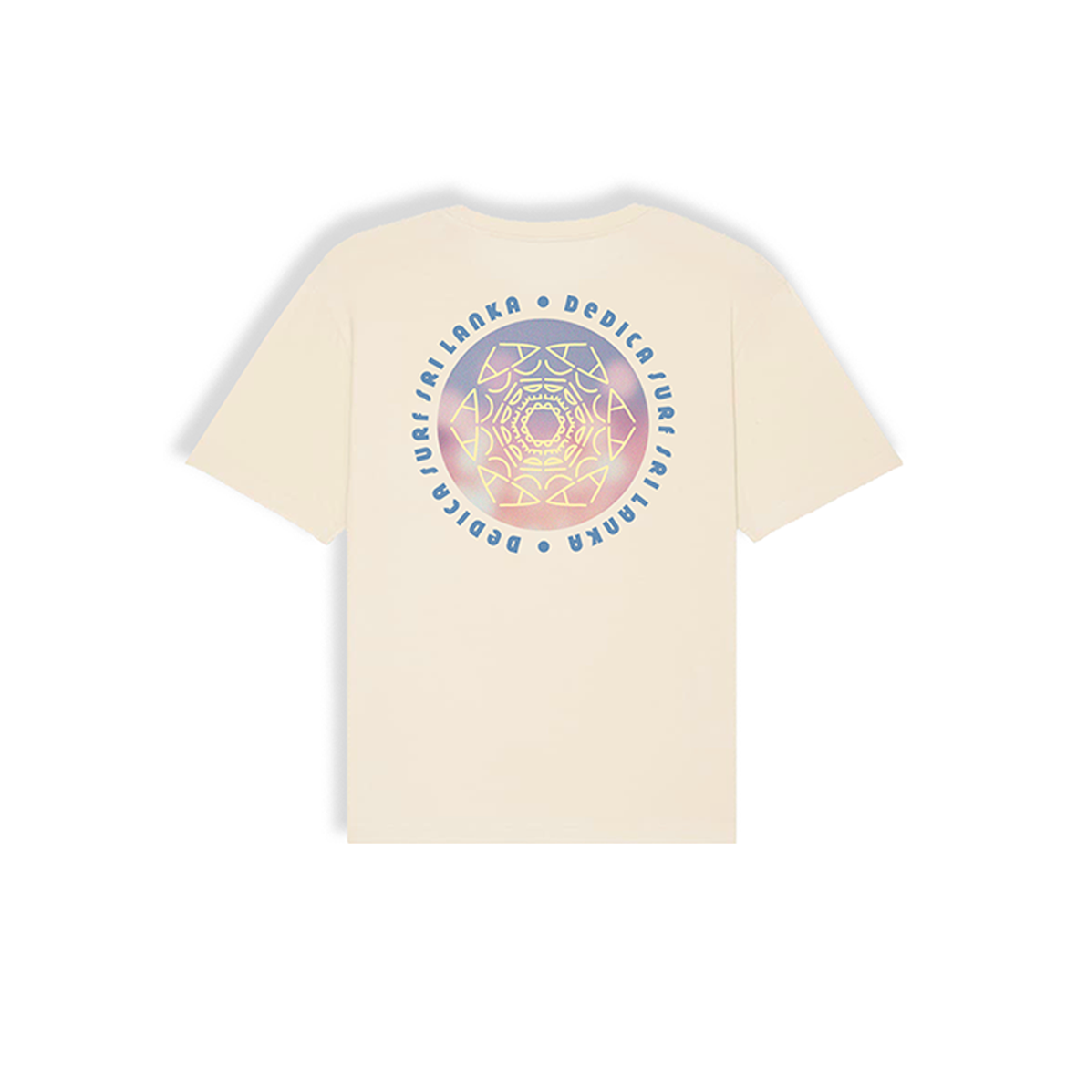 DEDICA SRI LANKA SURF TEE - NATURAL RAW