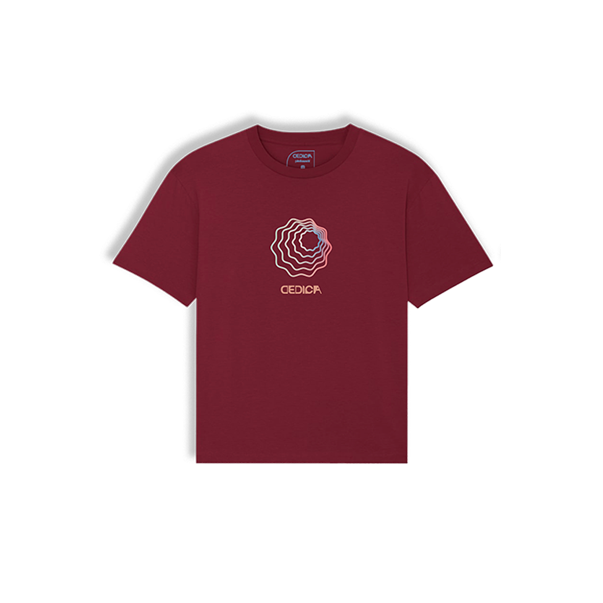 TRIPPING CONE TEE - BORDEAUX