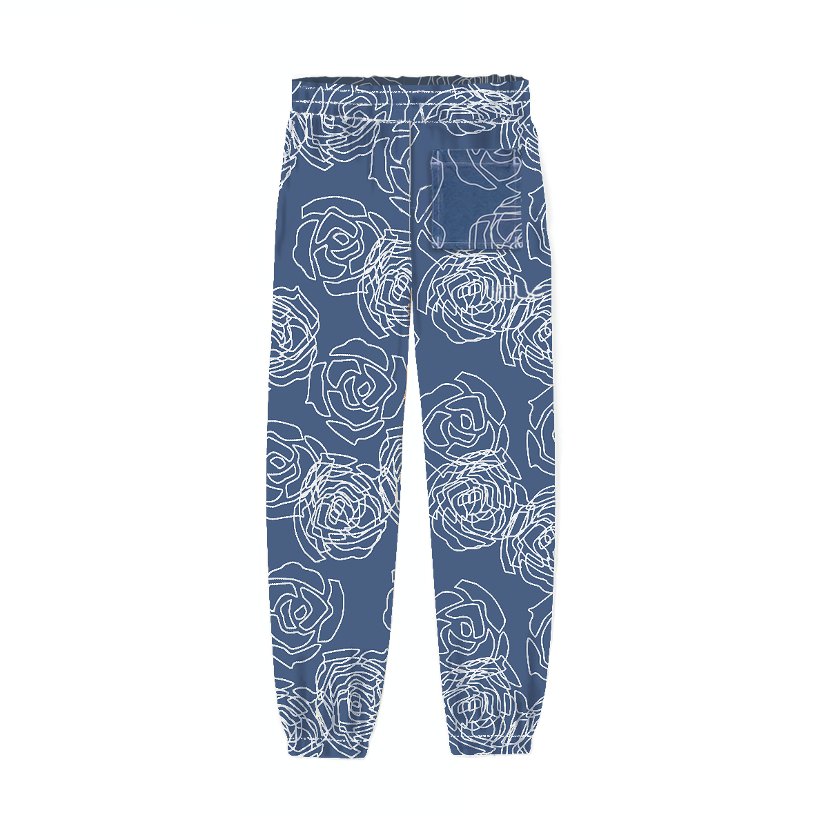 ROSE AOP JOGGERS - BLUE