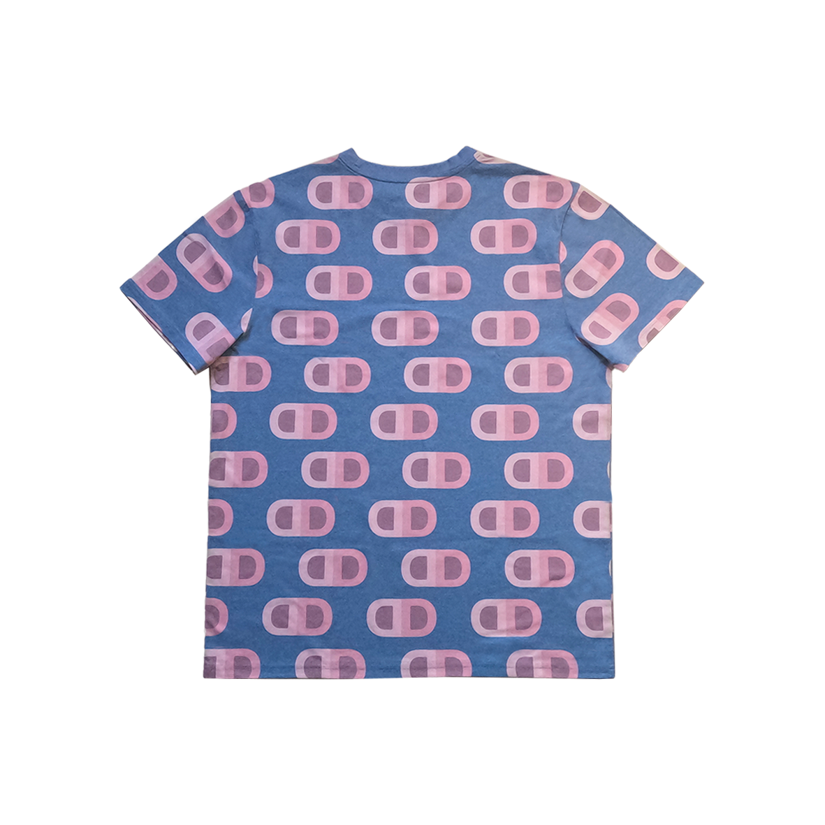 LOGO AOP TEE - OCEAN